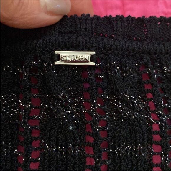 St.John Women's Black Sweater, S - Picture 5 of 7